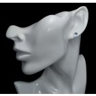 Akvamarin ezüst fülbevaló