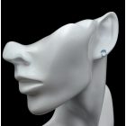 Akvamarin ezüst fülbevaló