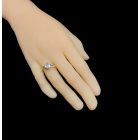 Akvamarin ezüst gyűrű