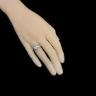 Akvamarin ezüst gyűrű