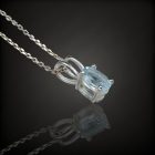 Akvamarin ezüst medál