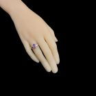 Ametiszt ezüst gyűrű