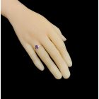 Ametiszt ezüst gyűrű