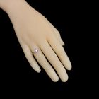 Ametiszt ezüst gyűrű