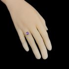 Ametiszt ezüst gyűrű