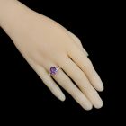 Ametiszt ezüst gyűrű