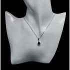 Ametiszt ezüst medál