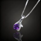 Ametiszt ezüst medál