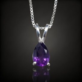Ametiszt ezüst medál