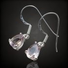 Ametrin ezüst fülbevaló