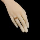 Borostyán ezüst gyűrű