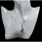 Borostyán ezüst medál