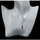 Borostyán ezüst medál