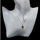 Borostyán ezüst medál