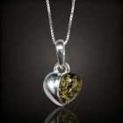 Borostyán ezüst medál