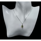 Borostyán ezüst medál