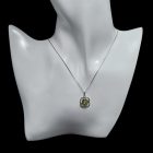 Borostyán ezüst medál