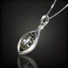 Borostyán ezüst medál