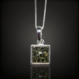 Borostyán ezüst medál