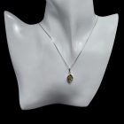 Borostyán ezüst medál