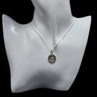 Borostyán ezüst medál