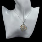 Borostyán ezüst medál