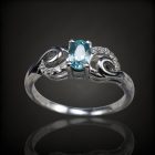 Cirkon ezüst gyűrű