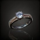 Cirkónia köves ezüst gyűrű