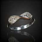 Cirkónia köves ezüst gyűrű