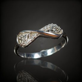 Cirkónia köves ezüst gyűrű