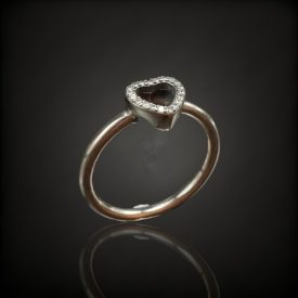 Cirkónia köves ezüst gyűrű