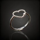 Cirkónia köves ezüst gyűrű