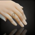 Cirkónia köves ezüst gyűrű