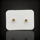 Citrin ezüst fülbevaló