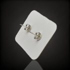 Citrin ezüst fülbevaló