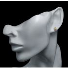 Citrin ezüst fülbevaló