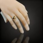 Citrin ezüst gyűrű