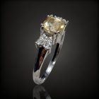 Citrin ezüst gyűrű