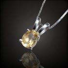 Citrin ezüst medál