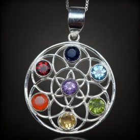 Csakra ezüst medál