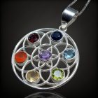 Csakra ezüst medál