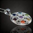 Csakra ezüst medál