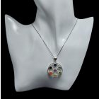 Csakra ezüst medál