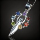 Csakra ezüst medál