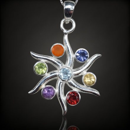 Csakra ezüst medál