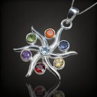 Csakra ezüst medál