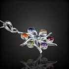 Csakra ezüst medál