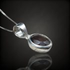 Füstkvarc ezüst medál