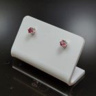 Gránát ezüst fülbevaló