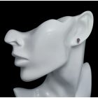 Gránát ezüst fülbevaló